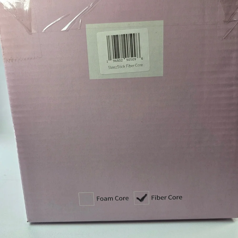 SleepStick‎ Fiber Core Body Pillow Lavender Dream Lyocell Case 39.5x16.5 New